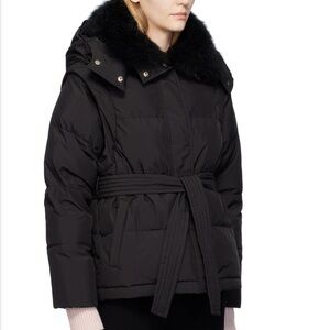 Yves Salomon belted down jacket